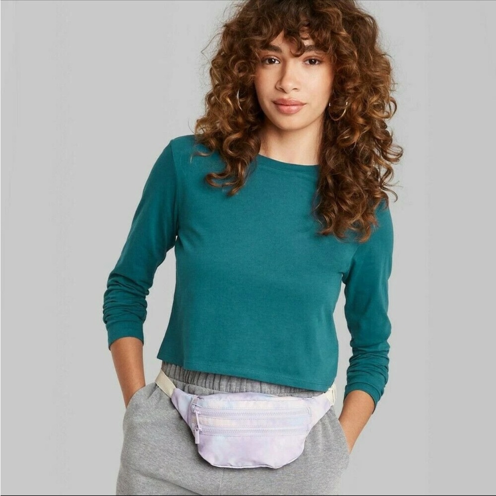 Wild Fable Long Sleeve Tee – Teal Blue – Women’s XL